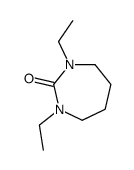 1,3-diethyl-1,3-diazepan-2-one结构式