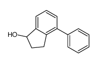 4-phenyl-2,3-dihydro-1H-inden-1-ol结构式