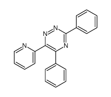 3,5-diphenyl-6-pyridin-2-yl-1,2,4-triazine结构式