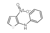 3-nitro-N-phenylthiophen-2-amine结构式