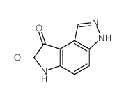 3,6-dihydropyrrolo[3,2-e]indazole-7,8-dione结构式