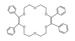 2,3,11,12-Tetraphenyl-2,3,11,12-didehydro[18]krone-6结构式