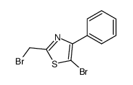5-Brom-2-brommethyl-4-phenylthiazol结构式