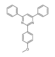 2-(4-methoxyphenyl)-4,6-diphenylpyrimidine结构式