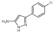 5-氨基-3-(4-溴苯基)-1H-吡唑结构式