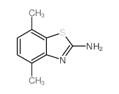 4,7-二甲基-苯并噻唑-2-胺结构式