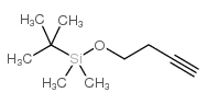 4-(叔丁基二甲基硅杂氧基)-1-丁炔结构式