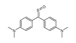 4,4'-bis(dimethylamino)thiobenzophenone S-oxide结构式