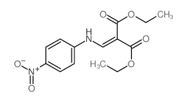 diethyl 2-[[(4-nitrophenyl)amino]methylidene]propanedioate结构式