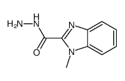 (9ci)-1-甲基-1H-苯并咪唑-2-羧酸肼结构式