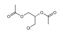 (S)-1,2-Diacetoxy-3-chloropropane结构式