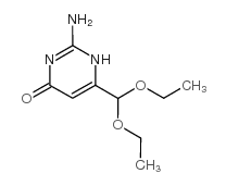 2-氨基-6-(二乙氧基甲基)-4(1H)-吡啶酮结构式