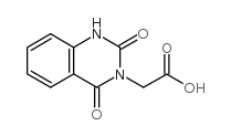(2,4-二氧代-1,4-二氢喹唑啉-3(2H)-基)乙酸结构式