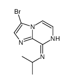 3-bromo-N-propan-2-ylimidazo[1,2-a]pyrazin-8-amine结构式