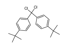 Bis-(p-tert.-butyl-phenyl)dichloromethane结构式