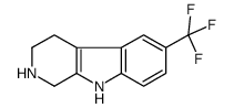 6-(trifluoromethyl)-2,3,4,9-tetrahydro-1H-pyrido[3,4-b]indole结构式