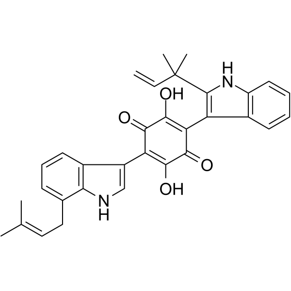 Demethylasterriquinone B1结构式