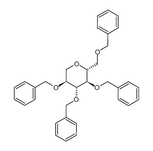 1-deoxy-2,3,4,6-tetra-O-benzyl-D-glucopyranose结构式