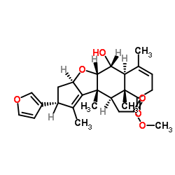 脱乙酰基印楝素烯结构式