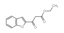 3-(2-苯并呋喃基)-3-氧代丙酸乙酯结构式