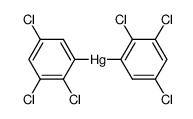 bis(2,3,5-trichlorophenyl)mercury结构式