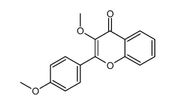 3-methoxy-2-(4-methoxyphenyl)chromen-4-one结构式