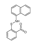 2-nitro-benzenesulfenic acid-[1]naphthylamide结构式