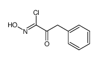 (Z)-N-hydroxy-2-oxo-3-phenylpropanimidoyl chloride结构式
