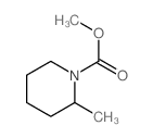 methyl 2-methylpiperidine-1-carboxylate结构式
