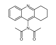 N-(1,2,3,4-tetrahydro-acridin-9-yl)-diacetamide结构式