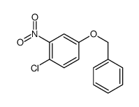 1-chloro-2-nitro-4-phenylmethoxybenzene结构式