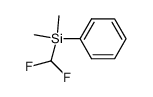 (difluoromethyl)dimethyl(phenyl)silane结构式