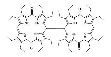 101,102-bis(5,15-dioxo-101,102-dihydrooctaethylporphodimethene)结构式