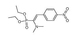 diethyl (E)-(1-(dimethylamino)-2-(4-nitrophenyl)vinyl)phosphonate结构式