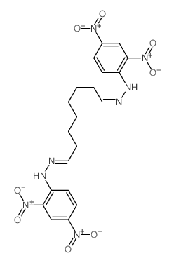 N-[8-[(2,4-dinitrophenyl)hydrazinylidene]octylideneamino]-2,4-dinitro-aniline结构式