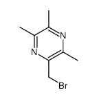 2-(溴甲基)-3,5,6-三甲基吡嗪结构式