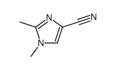 1H-Imidazole-4-carbonitrile,1,2-dimethyl-(9CI)结构式