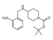 tert-butyl 4-(2-aminobenzylamino)piperidine-1-carboxylate结构式