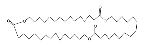 1,17,33-trioxacyclooctatetracontane-2,18,34-trione结构式
