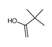 3,3-dimethyl-butan-2-one, enol form结构式