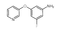3-氟-5-(3’-吡啶氧基)苯胺结构式