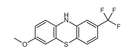 7-methoxy-2-(trifluoromethyl)-10H-phenothiazine结构式