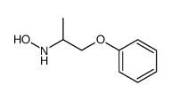 N-(1-phenoxypropan-2-yl)hydroxylamine结构式