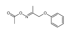 1-phenoxypropan-2-oneO-acetyl oxime结构式