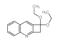 1,1-diethoxy-2H-cyclobuta[b]quinoline结构式