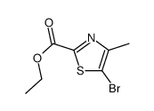 Ethyl 5-bromo-4-Methylthiazole-2-carboxylate结构式