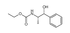 (1R,2S)-2-[(ethoxycarbonyl)amino]-1-phenyl-1-propanol结构式