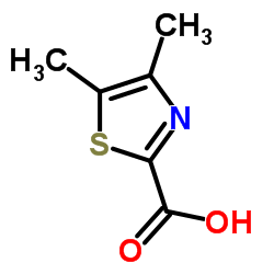 4,5-二甲基噻唑-2-羧酸结构式