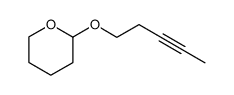 tetrahydro-2-[(pent-3-ynyl)oxy]-2H-pyran结构式