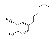 5-hexyl-2-hydroxybenzonitrile结构式